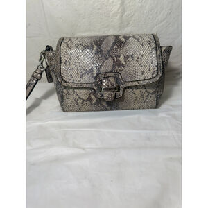 Coach F50579 Taylor Exotic Flap Clutch
